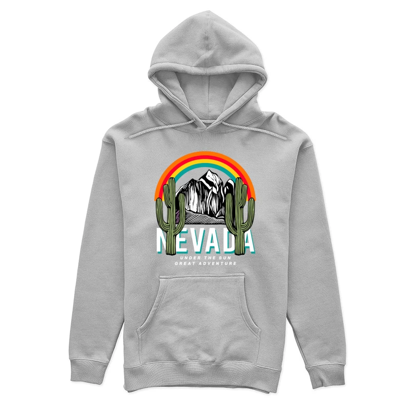 Regenbogen Nevada Abenteuer Damen Pullover Hoodie