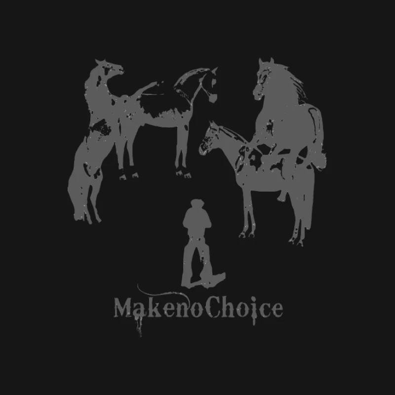 Mensch und Pferd Komposition Herren T-Shirt