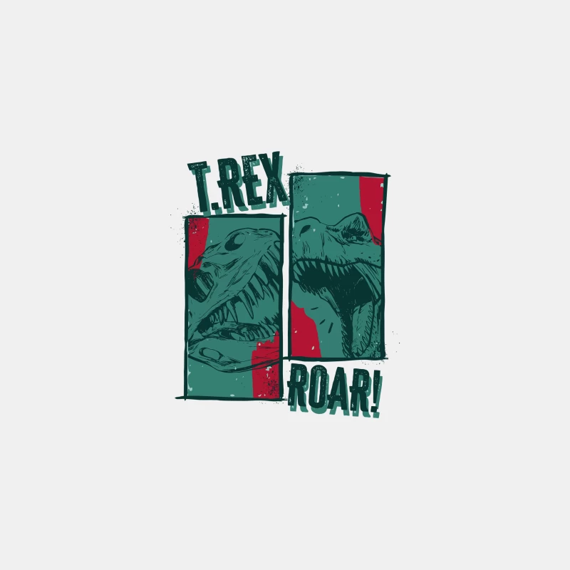 T-Rex Roar! Vintage Comic Design Bucket Hat