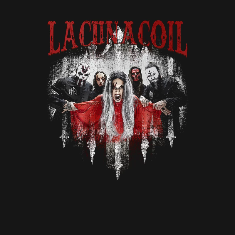 Lacuna Coil 119 Male T-Shirt