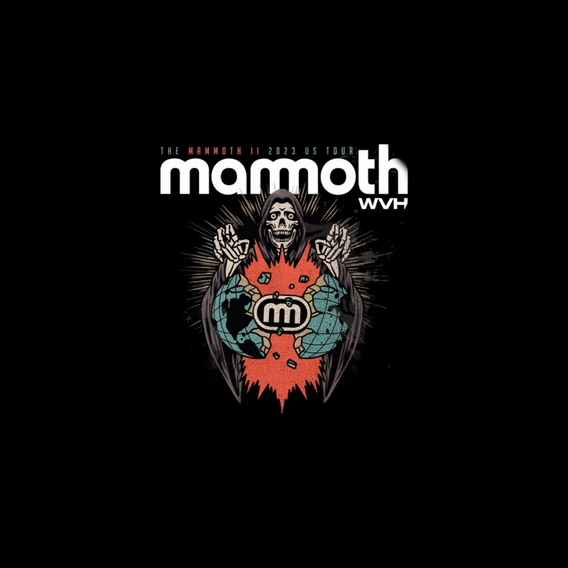 Mammoth Metal Festival 2023 Dark Gothic Poster Design Mouse Pad