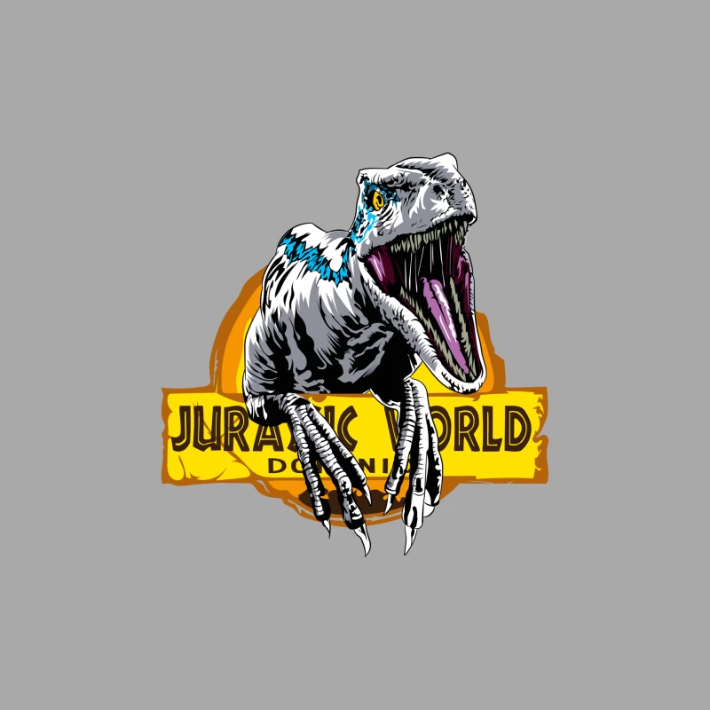 Jurassic World Velociraptor Logo Female Pullover Hoodie