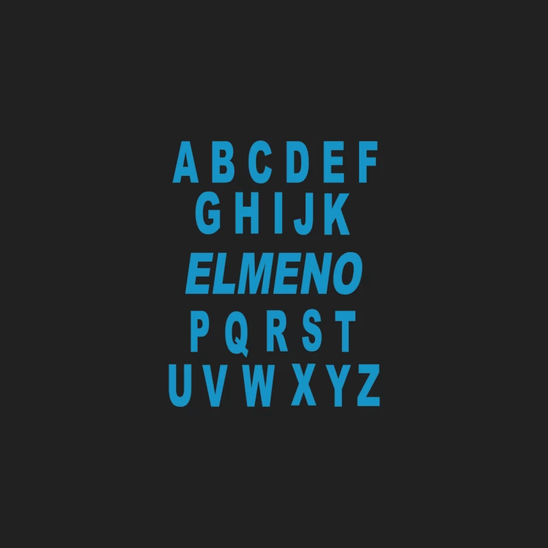 Alphabet ABC Elemno Bucket Hat