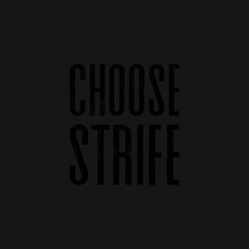 CHOOSE STRIFE  80s Meme Design Desk Mat