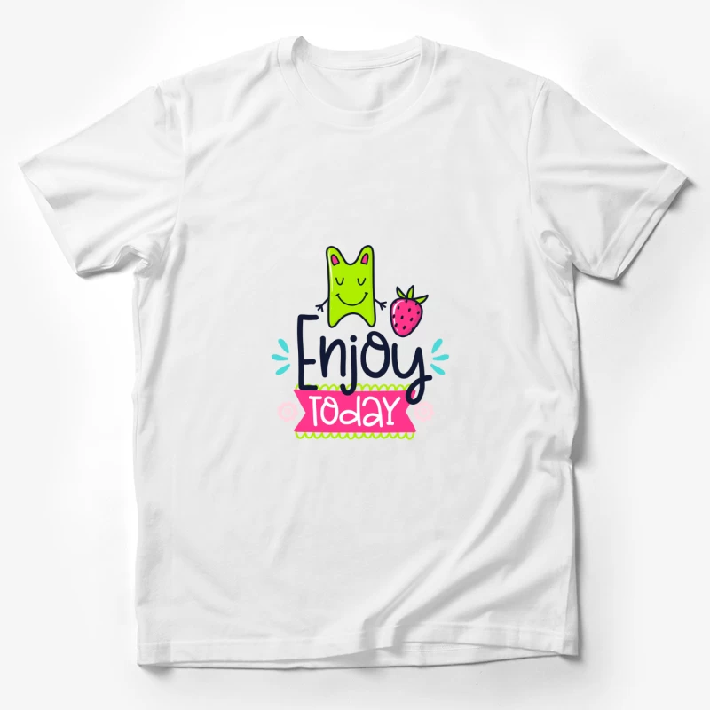 Profitez d'aujourd'hui avec bonheur et fraise Homme T-Shirt
