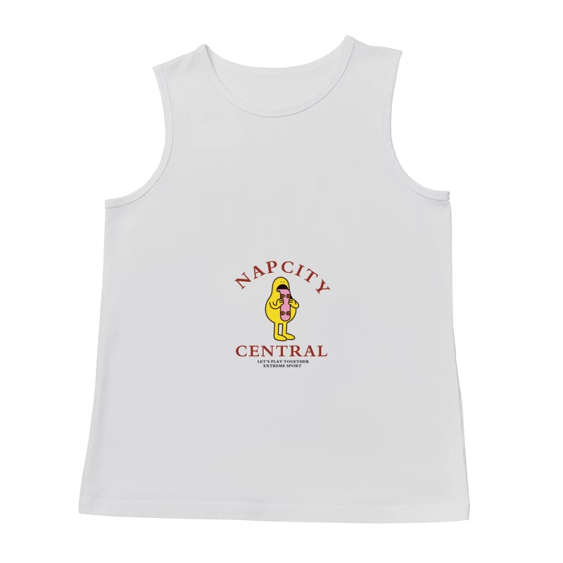 Nap City Skateboard Cartoon Herren Tanktops