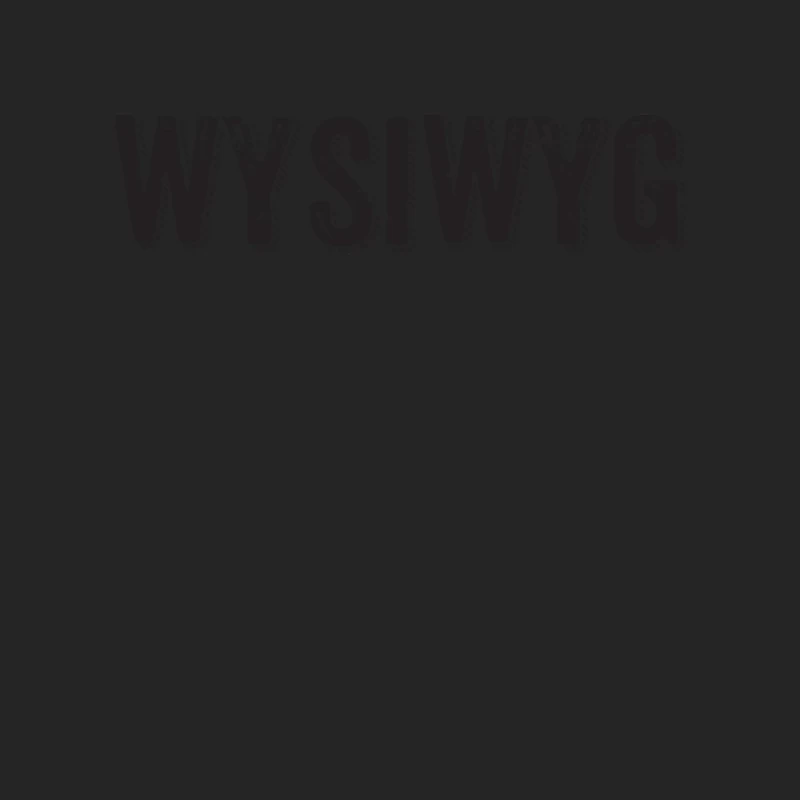 WYSIWYG Male Pullover Sweatshirt