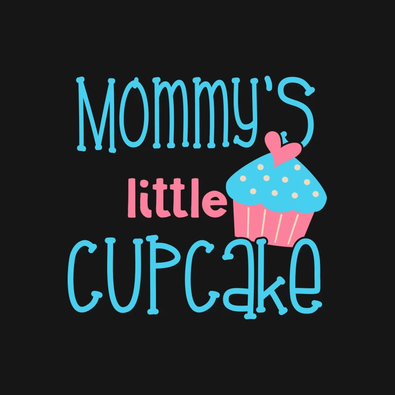 Maman et son petit cupcake adorable Femme T-Shirt