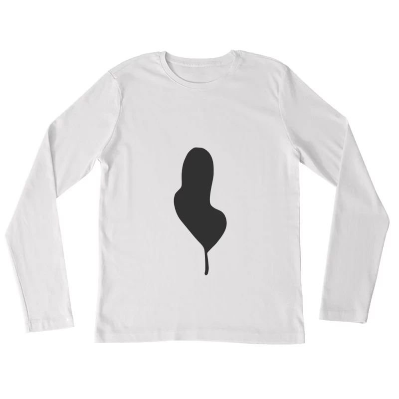 Silhouette artistique abstraite Femme Manches Longues T-Shirt