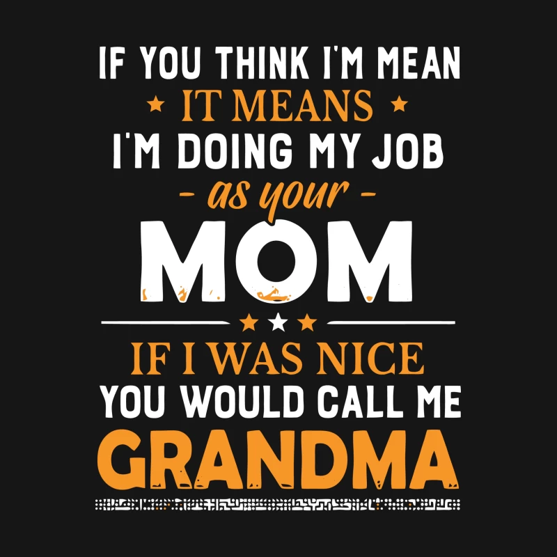 Message humoristique de maman stricte Femme T-Shirt