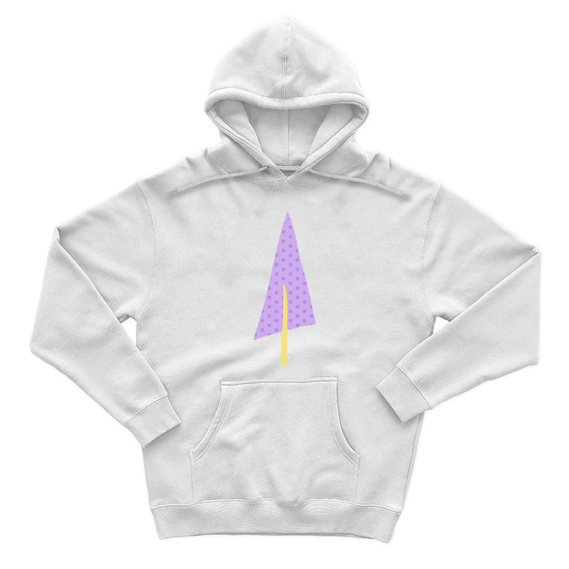 Arbre géométrique violet à pois Homme Sweat à capuche