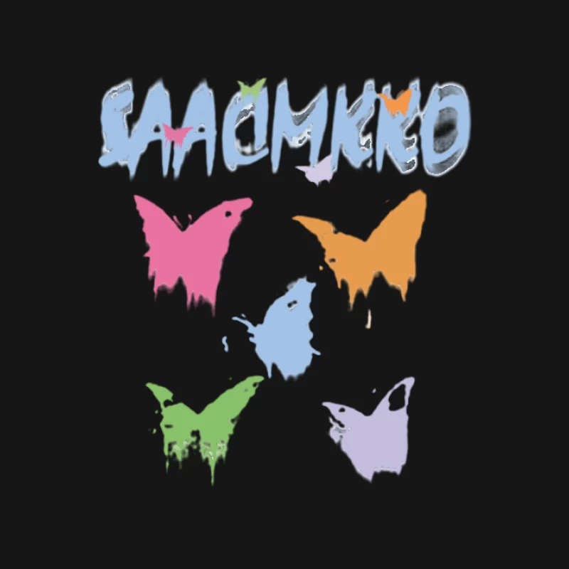 Illustration de papillons colorés Femme T-Shirt