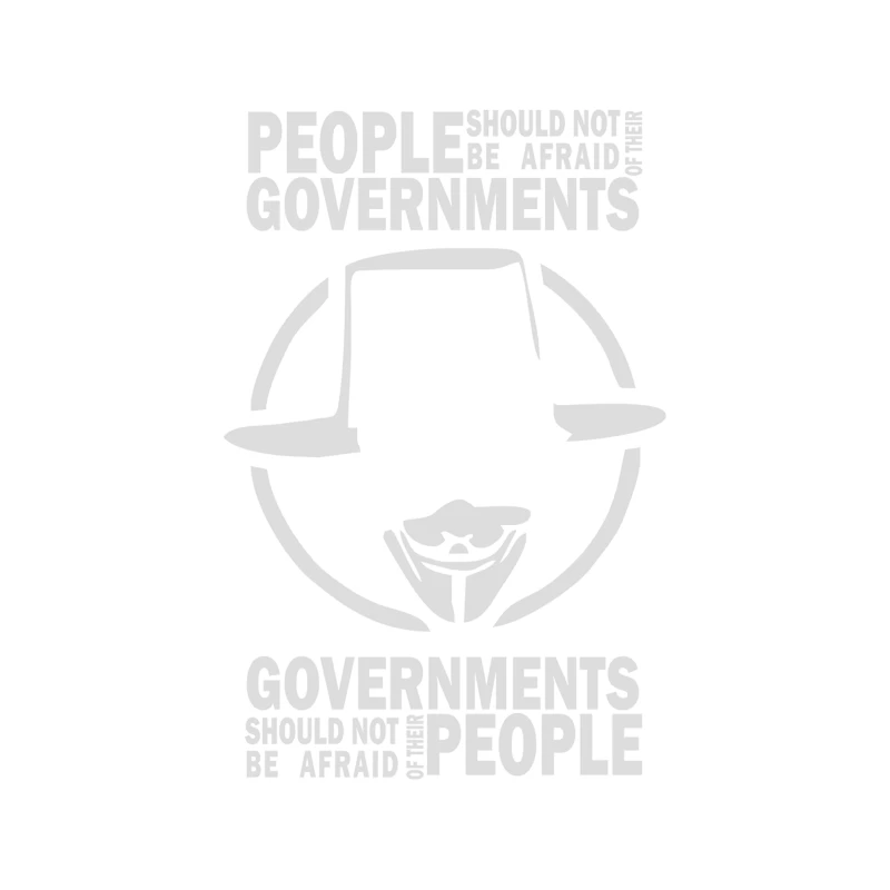 People Should Not Be Afraid of Their Governments Tapestry