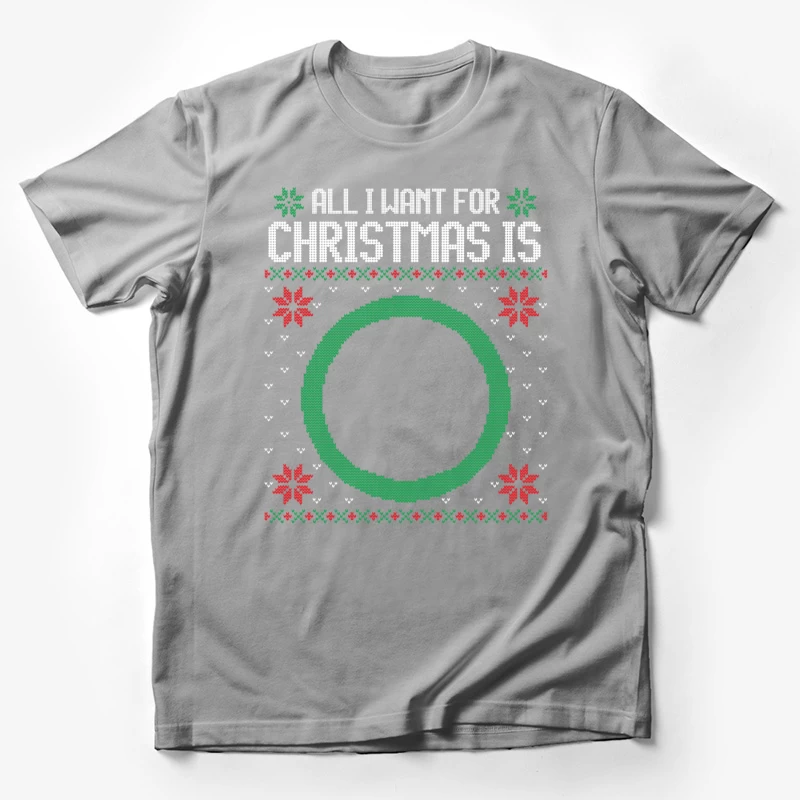 Pull de Noël avec cercle vert Homme T-Shirt