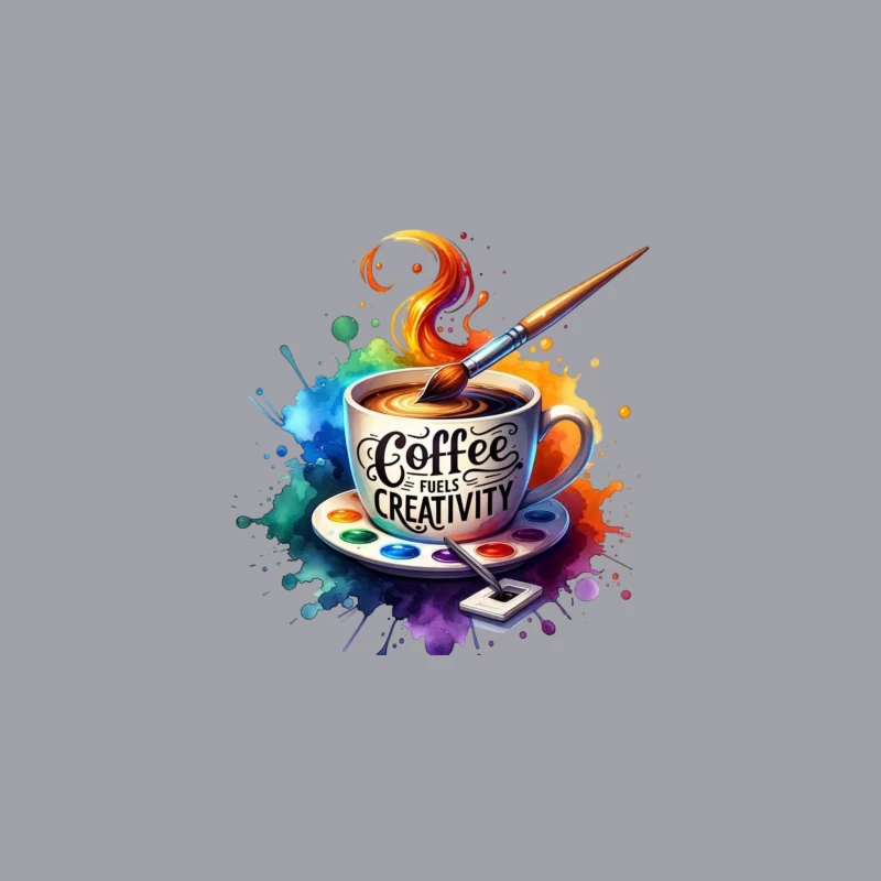 Coffee Fuels Creativity Desk Mat