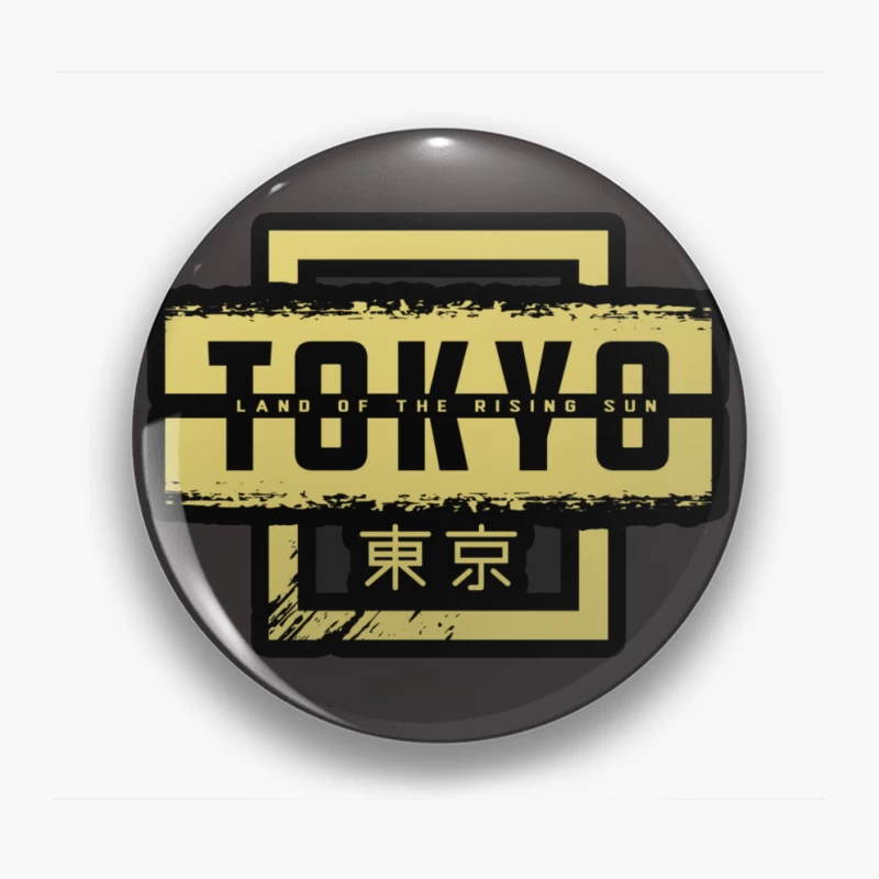 Tokyo: Land of the Rising Sun Graphic Design Pin