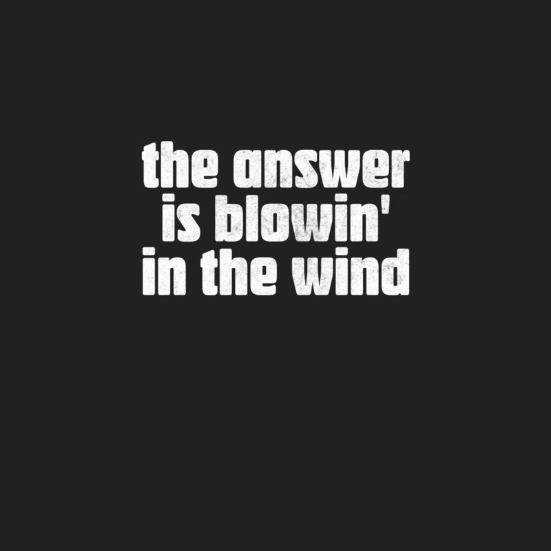 Blowin_ In The Wind  Bob Dylan Fan Art Design Bucket Hat