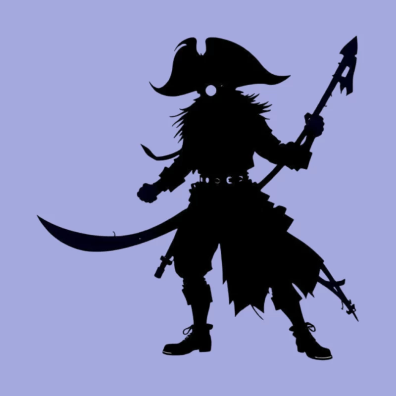 Pirates shillouettes Pin