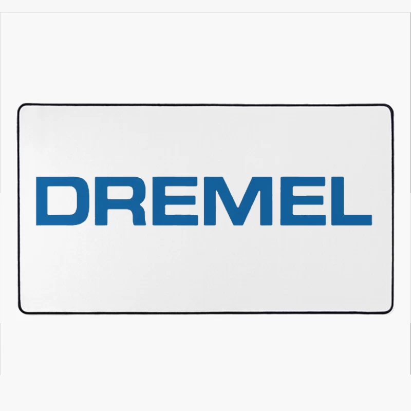 Dremel Power Tools Company Blue Logo Desk Mat