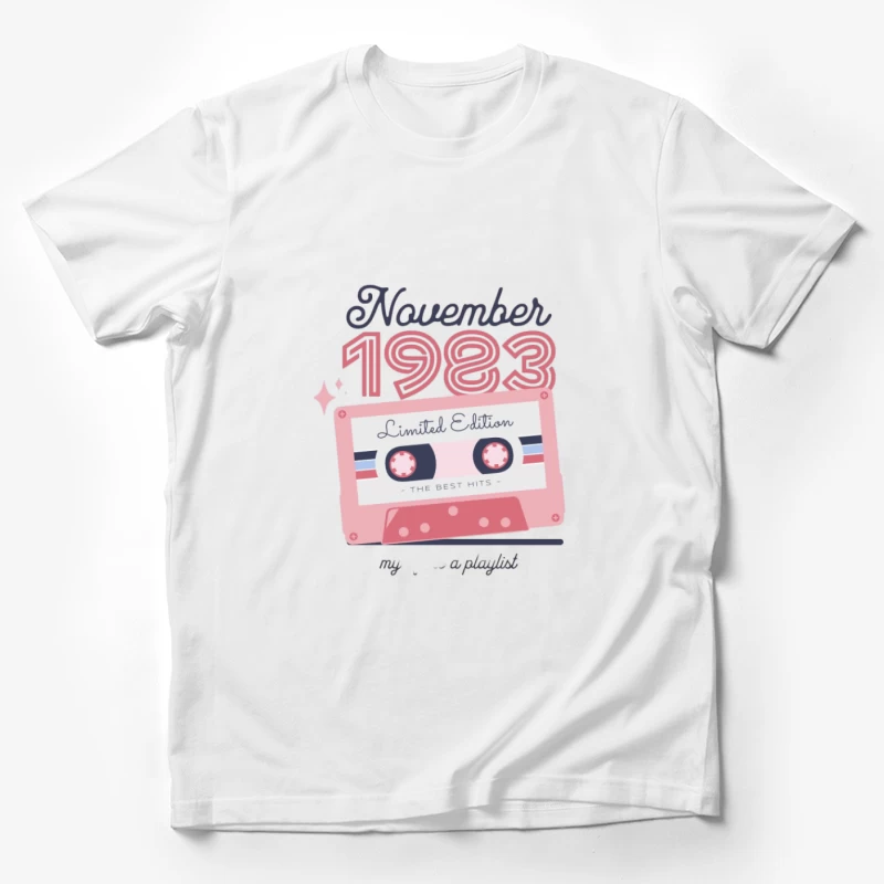 November 1983 Musikkassette Herren T-Shirt