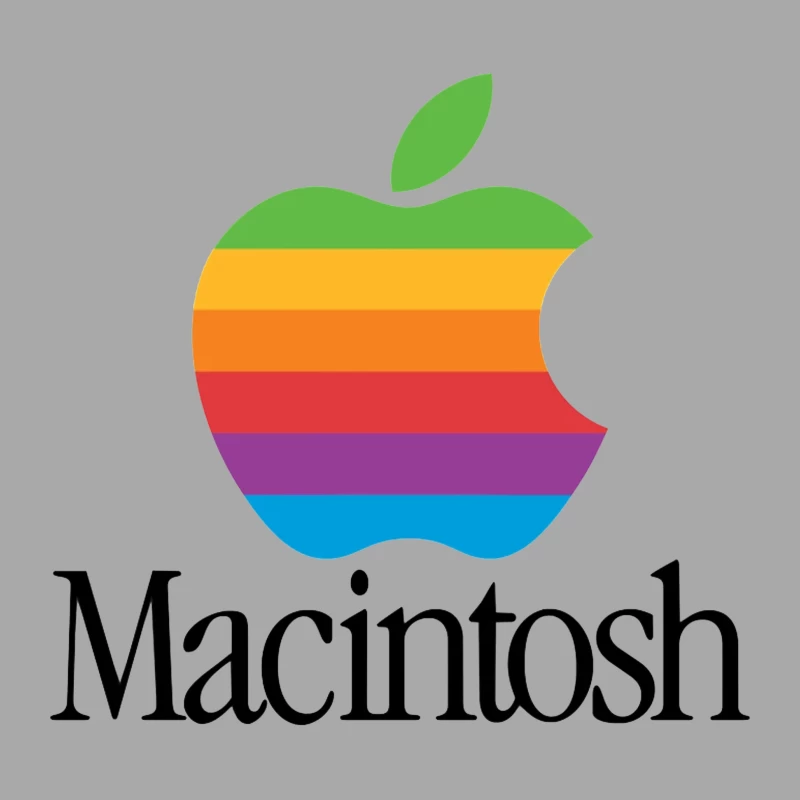 Macintosh Retro Male Pullover Hoodie