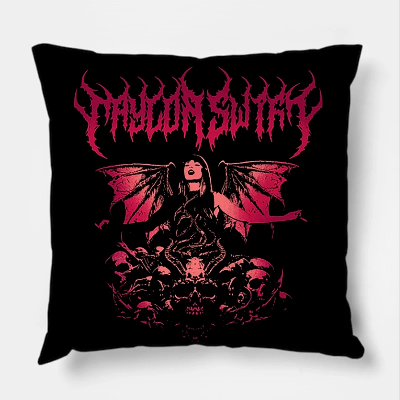 Taylor Swift Red Metal Throw Pillow