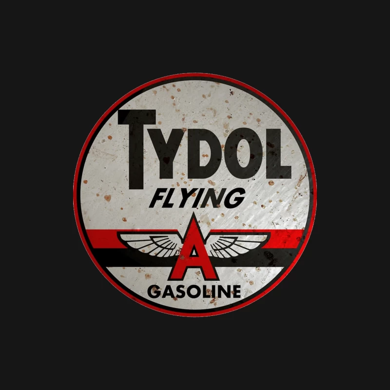 Vintage Tydol Flying A Gasoline Station Logo Sign Female Long Sleeve T-Shirt