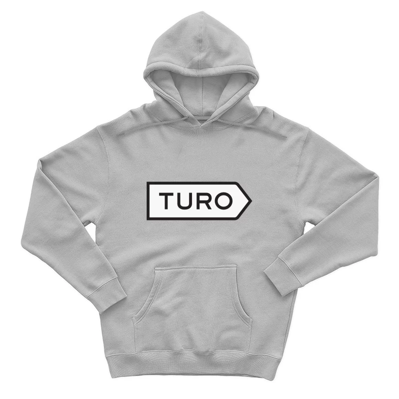 Turo Car-Sharing Service Minimalist Arrow Logo Male Pullover Hoodie