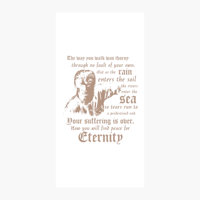 The Wolfman, the you walk was thorny iPhone Case
