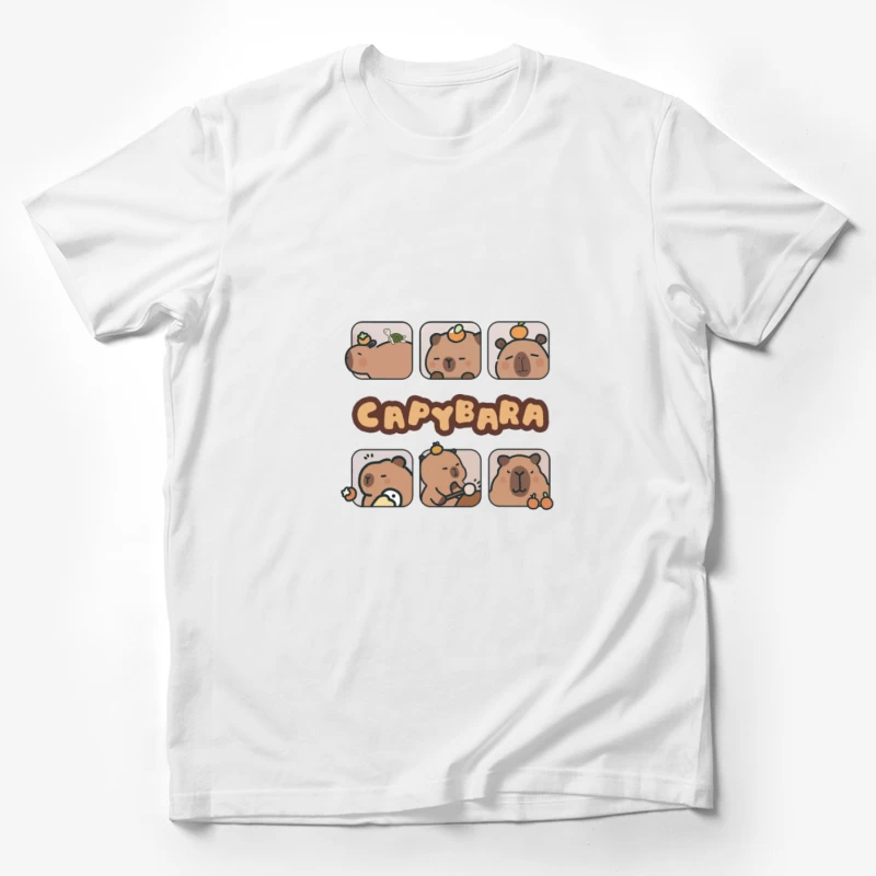 Illustrations mignonnes de Capybara Homme T-Shirt