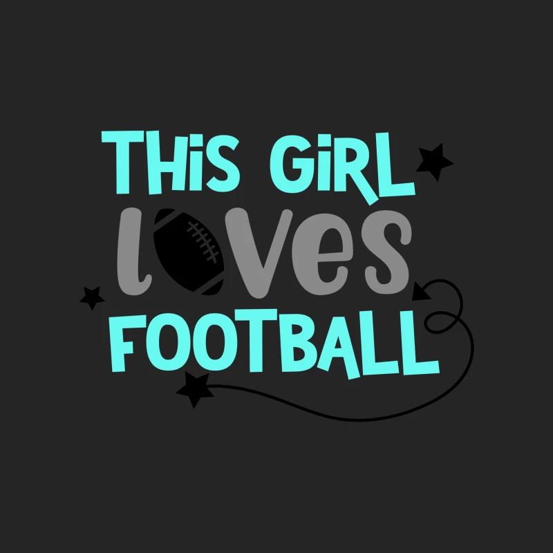 Aimer le football, fille, design d'amour Homme Sweat-shirt à enfiler