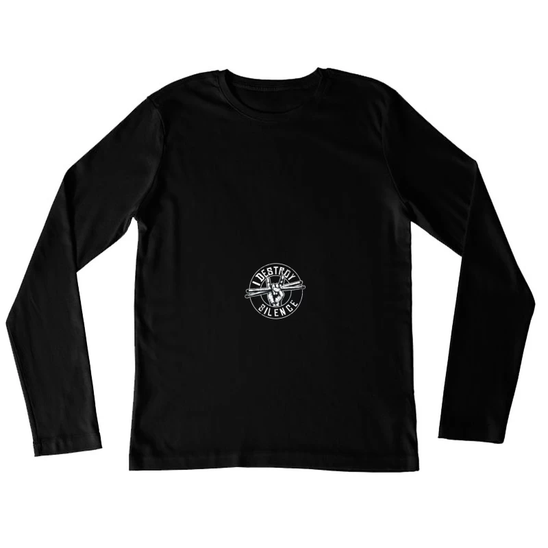 Rock et Percussions Femme Manches Longues T-Shirt