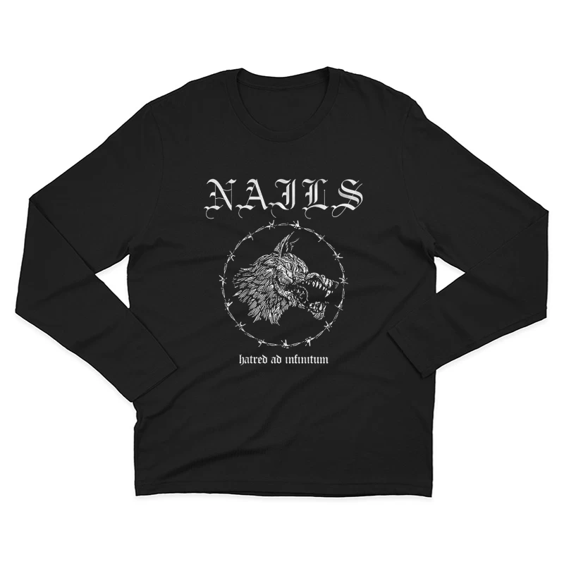 Nails Hatred Ad Infinitum Male Long Sleeve T-Shirt