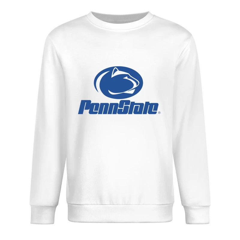 Penn State Nittany Lions Athletic Logo in Blue and White Male Pullover Sweatshirt