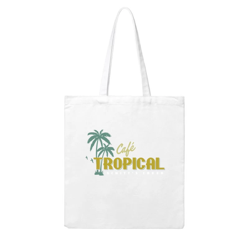 Cafe Tropical Cotton Tote Bag