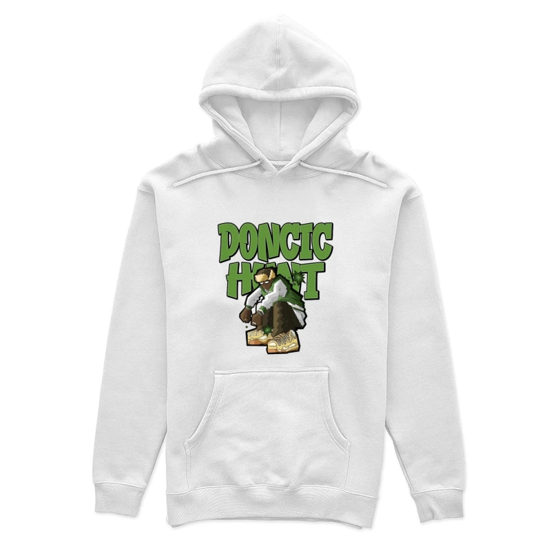 Streetwear-Kunst mit stilisierter Figur Damen Pullover Hoodie