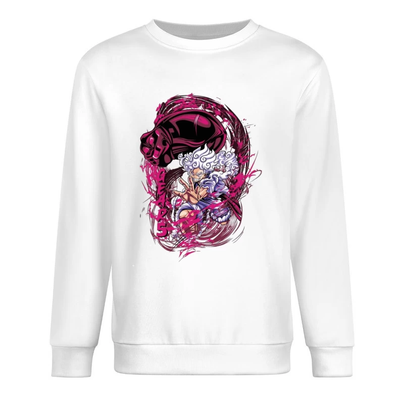 Anime-Charakter mit übernatürlicher Kraft Herren Pullover Sweatshirt