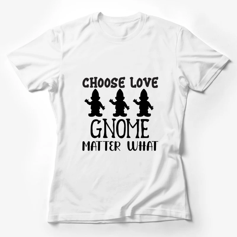 Message Inspirant sur l'Amour Femme T-Shirt