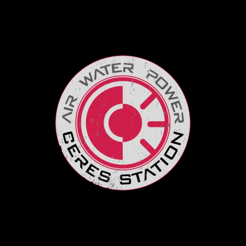 Expanse Ceres Station Logo Sign Tapestry