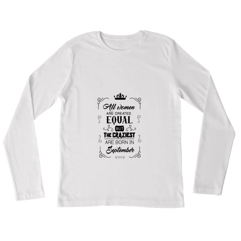Symbole de paix noir Femme Manches Longues T-Shirt