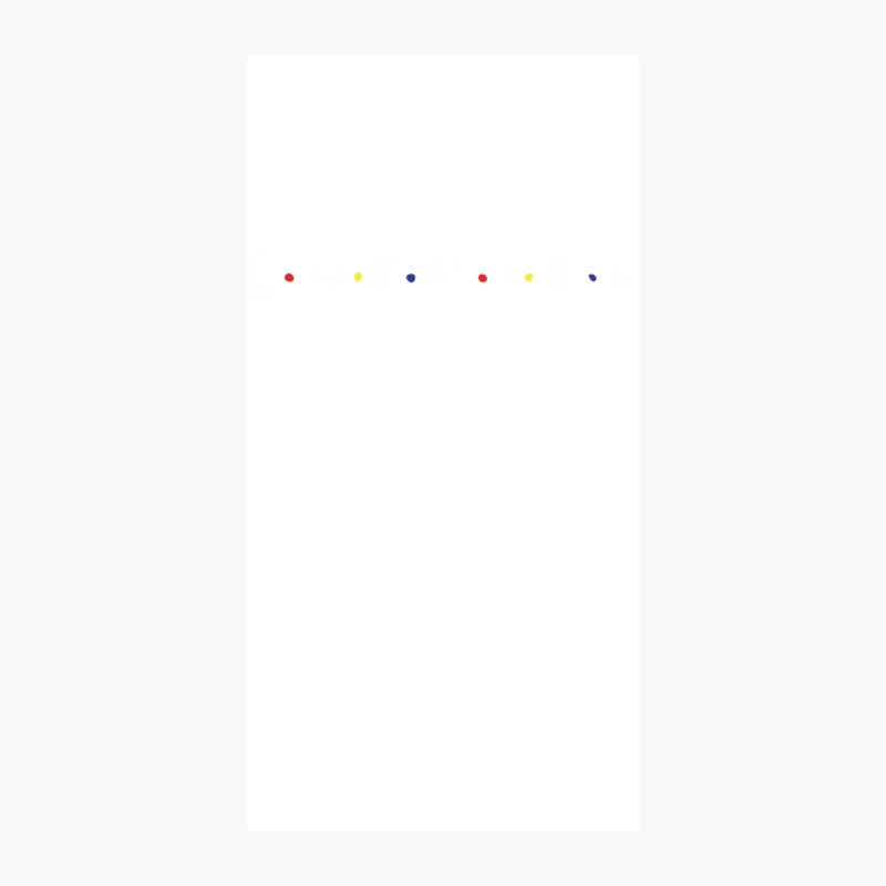 Minimalist Pattern of Colorful Dots iPhone Case