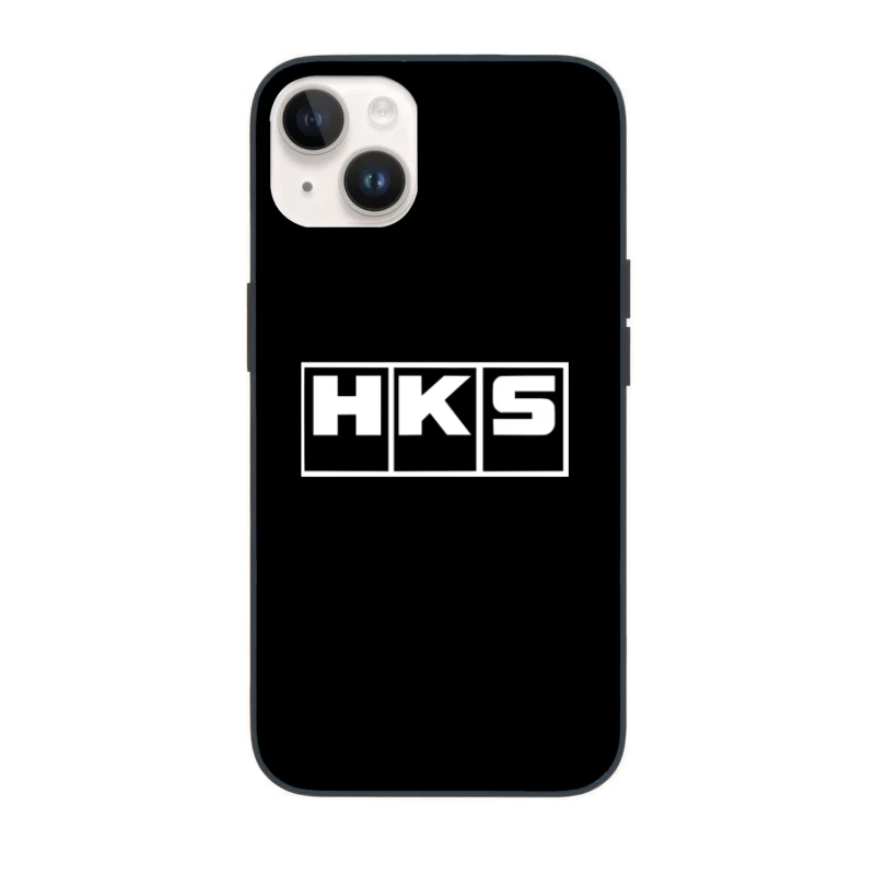 HKS Automotive Performance Brand Logo iPhone Case