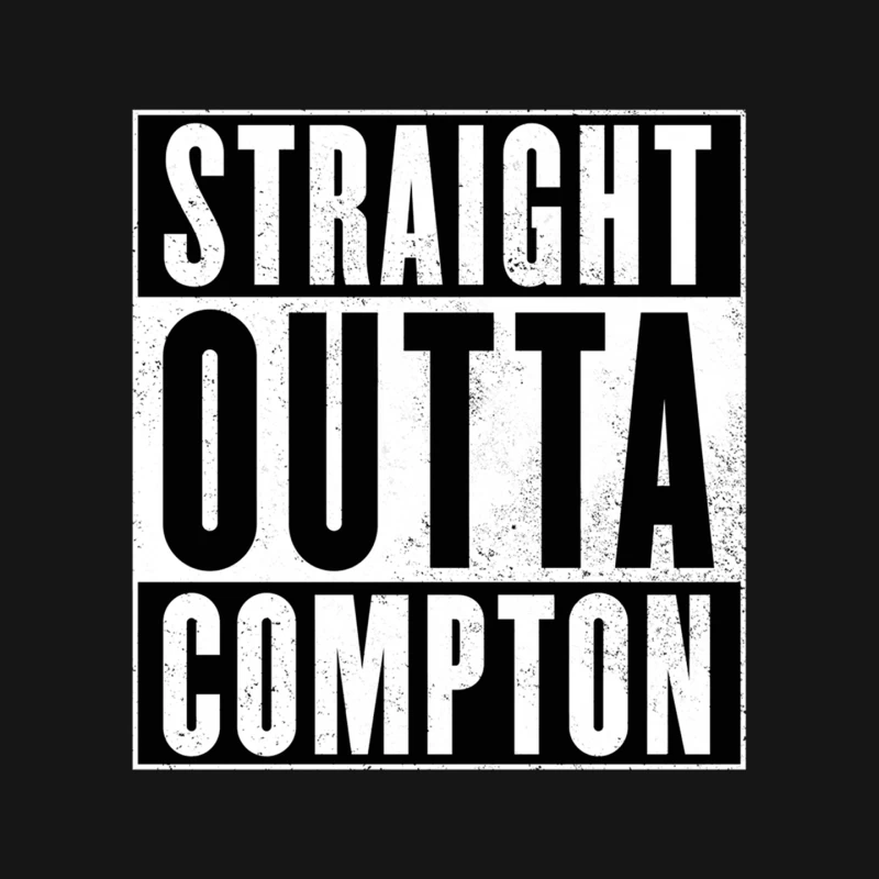 Iconic Hip Hop Album Cover: Straight Outta Compton Mouse Pad