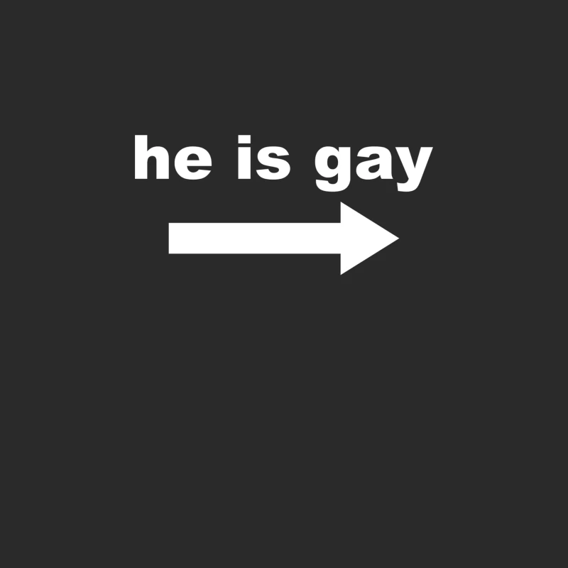 He Is Gay Funny Baseball Cap