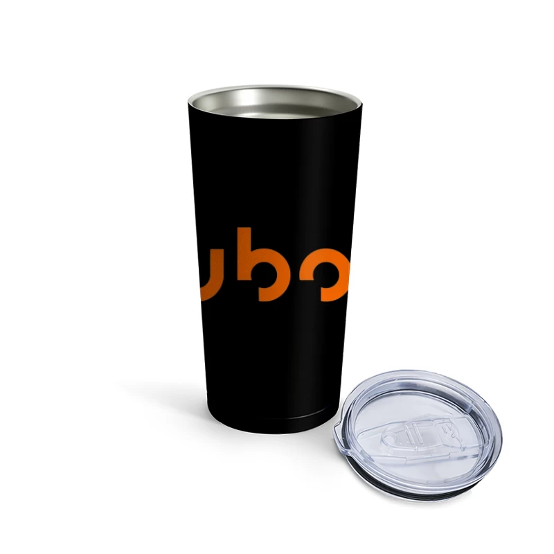 Kubota Corporation Orange Logo Design Travel Mug