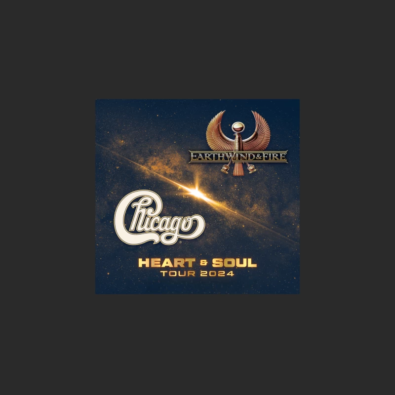 CHICAGO, EARTH WIND & FIRE - HEART AND SOUL TOUR CONCERT 2024 Baseball Cap