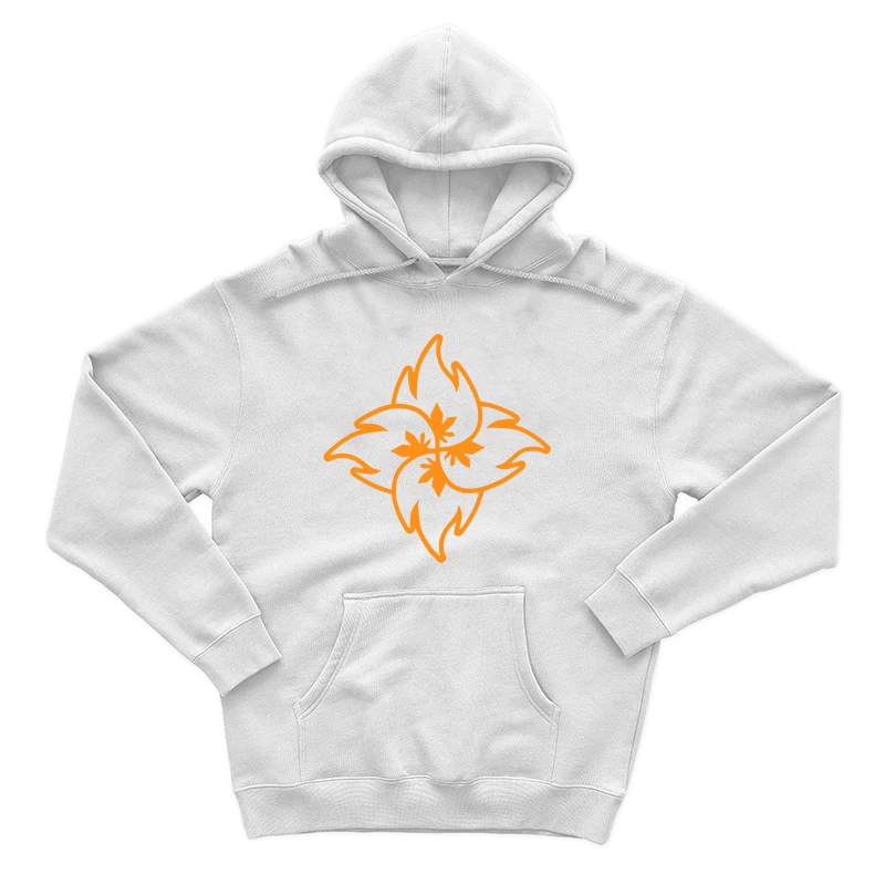 Abstrakte florale Wirbel Herren Pullover Hoodie