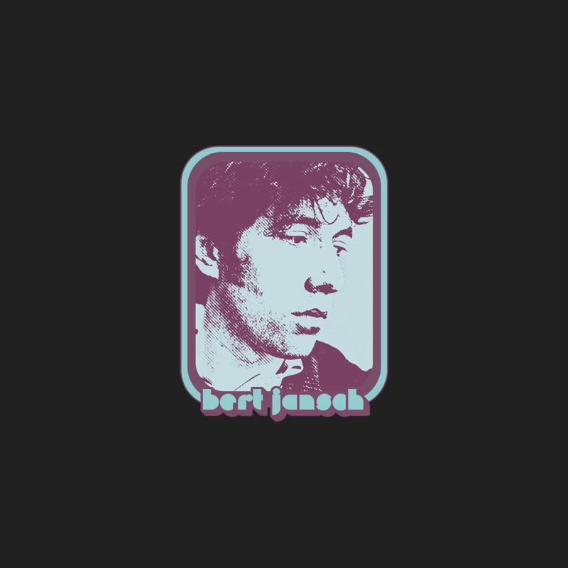 Bert Jansch  Retro Style Fan Art Design Bucket Hat