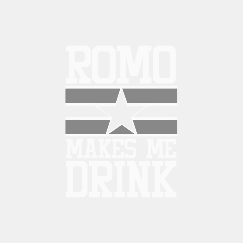 Romo Makes Me Drink Male Tank Top