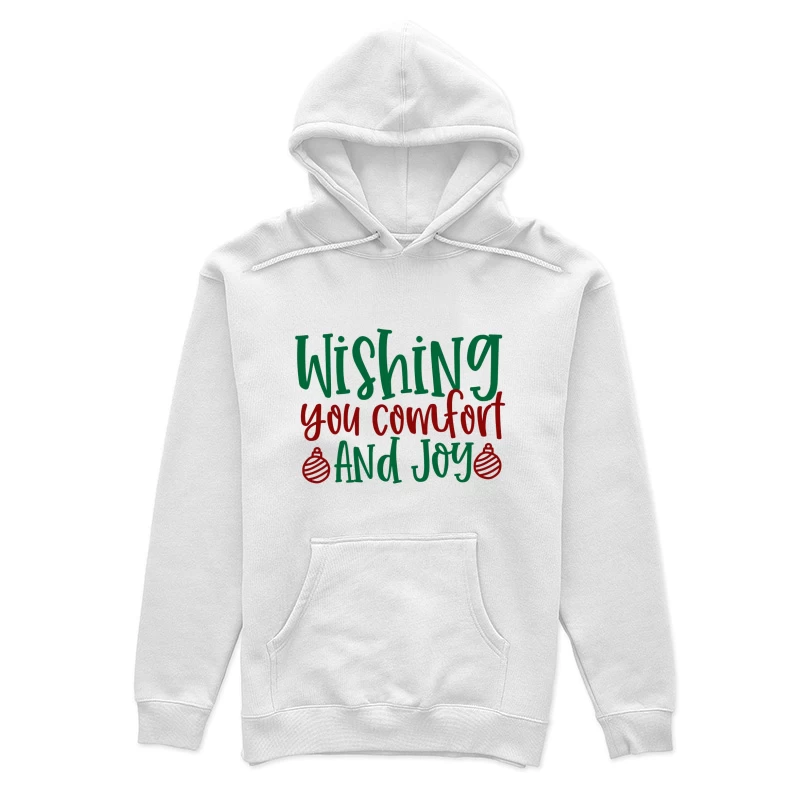 Carte de vœux festive avec confort et joie Femme Sweat à capuche